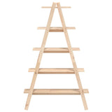 5-Tier Shelf A-shape 110x40x180.5 cm Solid Wood Pine 832331