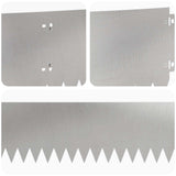 Lawn Edging 20 pcs 103 x 20 cm Steel Silver 8008482