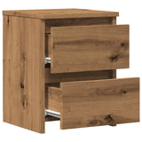 ZNTS Bedside Cabinets 2 pcs Aritisan Oak 30x30x40 cm Engineered Wood 855849