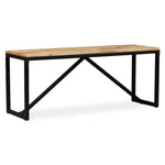 ZNTS Bench Solid Mango Wood 110x35x45 cm 244902