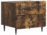 Bedside Cabinet Smoked Oak 43 x 34.5 x 49.5 cm Engineered Wood 894305