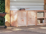 Outdoor Kitchen Cabinet MEPPEL White 106 x 55 x 92 cm 3443792
