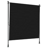 Outdoor Roller Blind Black 150 x 270 cm 42037123