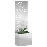 Garden Privacy Screen Silver 50 x 32 x 150 cm Galvanised steel 876481