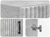 Bathroom Storage Cainet HOORN Concrete Grey 59.5 x 31 x 77 cm 897278