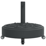 Parasol Base with Wheels for 38 / 48 mm Poles 27 kg Round 4007973