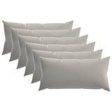 Throw Pillow 6 pcs HEERLEN Grey 40 x 80 cm Polyester 925844