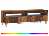 LED TV Cabinet Old Wood Engineered Wood 896333