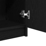 Bathroom Cabinet Black oak 32 x 34 x 90 cm Engineered wood 863419