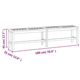 Garden Bench 180 cm Solid Wood Acacia 362239