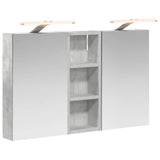 Bathroom Cabinet Set 3 pcs 80 x 10.5 x 50 cm Engineered wood 3403659