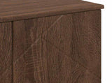 Bathroom Cabinet with Storage Brown Oak 61 x 35 x 64 cm 883291
