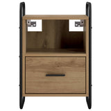 Hanging Bedside Cabinet 2 pcs Artisan Oak 40 x 30 x 60 cm 8013577