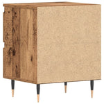ZNTS Bedside Cabinet Old Wood 40x35x50 cm Engineered Wood 863462