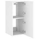TV Wall Cabinet with LED Lights White 30.5x35x70 cm 837232