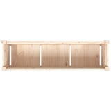 Garden Planters 2 pcs with Legs Solid Wood Pine 837565