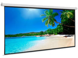 UK Plug, 100 inch 169 Aspect Ratio Manual Self-locking Warp Knitted White Plastic Projection 24596239