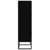 Highboard Black 70x35x125 cm Engineered Wood 352140