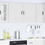 Kitchen Wall Cabinets 2 pcs Porto White Engineered Wood 854038