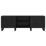 TV Cabinet Black Oak 150 x 30 x 50 cm Engineered Wood 879600