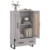 Highboard Grey Sonoma 69.5x31x115 cm Engineered Wood 830354