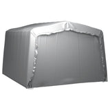 Storage Tent 370x370 cm Steel Grey 3079591