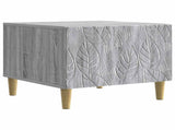Coffee Table Grey Sonoma 50 x 49 x 40 cm Engineered Wood 895201