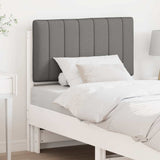 Upholstered Headboard with Headboard White and Light Grey 80 cm 880207
