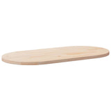 Table Top 110x55x2.5 cm Solid Wood Pine Oval 824365
