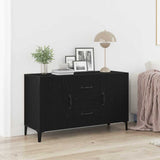 Sideboard Black Oak 100 x 36 x 60 cm Engineered Wood 862762