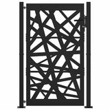 Garden Gate Black 100x150 cm Steel Light Design 4100951