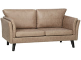 Two-Seater Leathaire Sofa - Light Brown T3398P424902