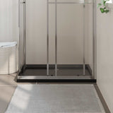 Rectangular ABS Shower Base Tray Black 70x100 cm 148915