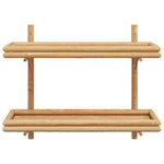 Wall Shelf with Shelf Wall-mounted Brown 75 x 26 x 60 cm Bamboo 4107161