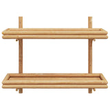 Wall Shelf with Shelf Wall-mounted Brown 75 x 26 x 60 cm Bamboo 4107161