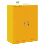 Storage Cabinet Mustard Yellow 80 x 40 x 105 cm Steel 891691
