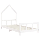 Kids Bed Frame White 90x190 cm Solid Wood Pine 834562