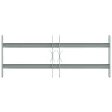 Security Grille for Windows with 2 Crossbars 3 pcs 430-740 mm 42031273