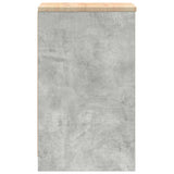 Garage Storage Cabinet Concrete Grey 40x51x85 cm Solid Wood Pine 860565