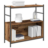 Bookshelf 80 x 30 x 78.5 cm Engineered Wood Smoked Oak 862931