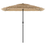 Garden Parasol with Steel Pole Brown 248x248x248 cm 4005089