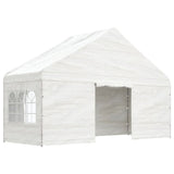 Gazebo with Roof White 5.88x2.23x3.75 m Polyethylene 362633