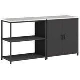 Kitchen Storage Set HATTEM 2 pcs Black Cold-rolled Steel 3392652