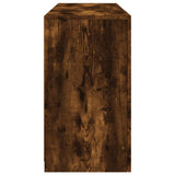 Sideboard with LED Lights Smoked Oak 123x37x67 cm 3209062