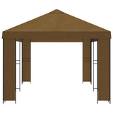 Garden Gazebo 6 x 3 m Taupe Polyester and Steel 190 3376012