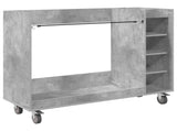 Golf Cabinet with Wheel Plain Concrete Grey 120 x 45 x 98 cm 899474