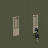 Storage Cabinet Olive Green 90 x 40 x 40 cm Steel 891632