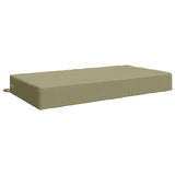 Seat Cushion SOEST 100% Polyester Light green 120 x 60 x 15 cm 946703