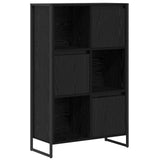 Book Cabinet Black Oak 68 x 30 x 108.5 cm Engineered Wood 886540