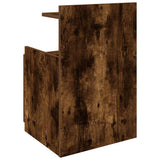 Bedside Cabinets 2 pcs with 2 Drawers Smoked Oak 40x36.5x62 cm 858641